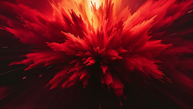 A bold and dramatic gradient transitioning from bright red to deep crimson, perfect for high-energy and passionate themes.