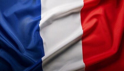 Obraz premium france flag waving in wind