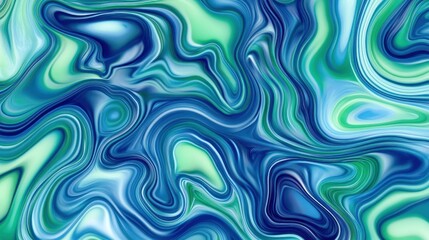 Abstract Liquid Marble Design (1)