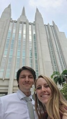 In front of The LDS Bangkok temple