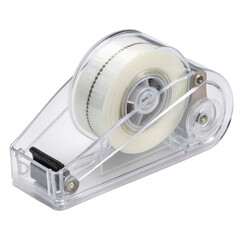 Naklejka premium A tape dispenser designed for easy application of adhesive tape isolated on transparent background.