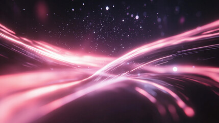 Obraz premium Futuristic abstract design with pink tech style for digital art projects