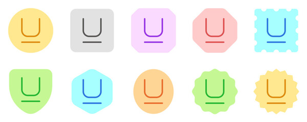 Editable underline text format vector icon. Part of a big icon set family. Perfect for web and app interfaces, presentations, infographics, etc