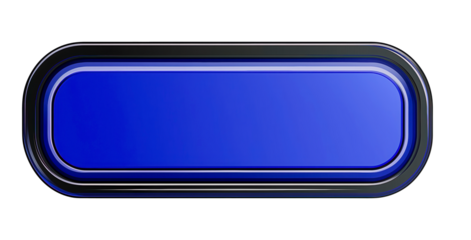 Bright and bold blue control switch button