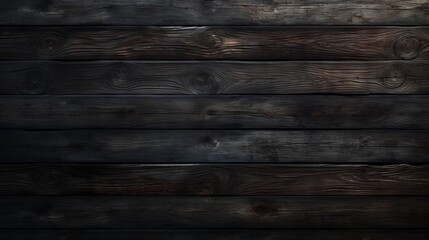 Fototapeta premium Mysterious Dark Wooden Background with Deep Shadows and Clean Lines