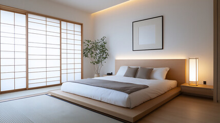  modern renovated japanese bedroom