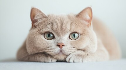 Professional cat grooming for a shiny and smooth coat finish in a serene modern setting