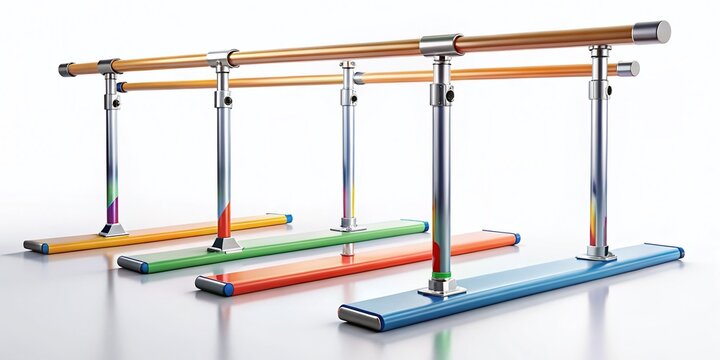 Fitness Parallel Bars: Isolated Gymnastic Equipment for Strength Training & Workout