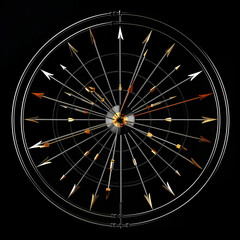 Obraz premium Conceptual Visualization of Torque Theory in Physics—Interplay of Forces and Pivot Point