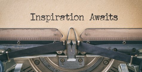 Vintage typewriter - Inspiration awaits