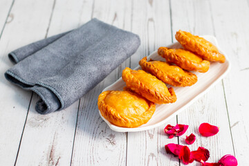 Chandrakala is a traditional Indian sweet, similar to gujiya, with a crispy outer shell and a rich...