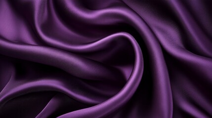 Obraz premium Luxurious soft purple silk fabric with elegant drapes
