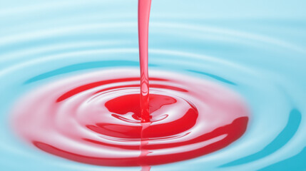 Astaxanthin, Close-up of a red algae pond showcasing astaxanthin production.