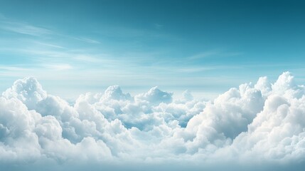 Beautiful summer sky with clear blue clouds above scenic view of nature tranquil environment