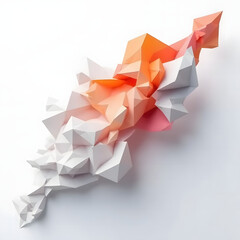Obraz premium origami paper bird