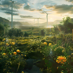 wind, energy, power, turbine, electricity, windmill, nature, environment, renewable, environmental
