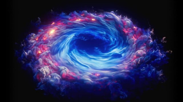 Mystical Portal: A Journey Through Smoke and Magic