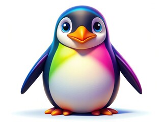 Fototapeta premium Cartoon Penguin PNG, Cute Penguin Illustration