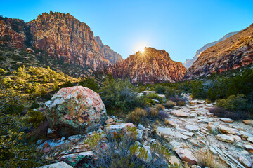 Red Rock Canyon Sunrise Trail Eye-Level View