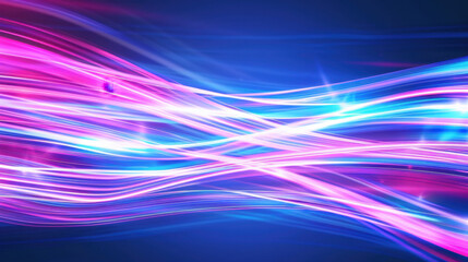 Fototapeta premium abstract purple blue pink background with lines and waves