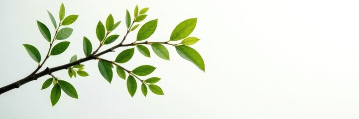 Isolated tree branches on a clean white surface, isolation, branch, natural