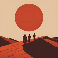 fire, flame, ball, illustration, sun, vector, art, backgrounds, circle, sand, desert