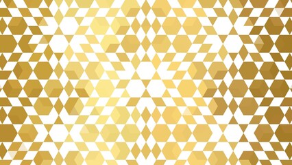 Golden geometric pattern creating visual harmony and luxury. Seamless pattern of golden geometric shapes creating a luxurious and harmonious visual experience