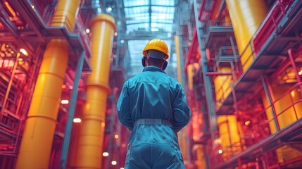 Fototapeta premium Illustration of global workplace safety day with health and safety elements
