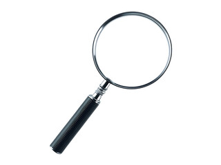  magnifying glass isolated on white background PNG , AI GENERATED
