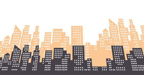 city ​​symbol silhouette 2d graphics