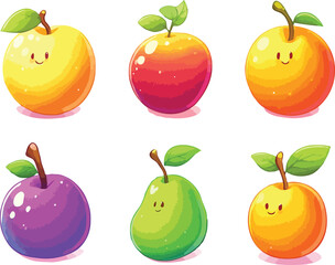 set of fruits