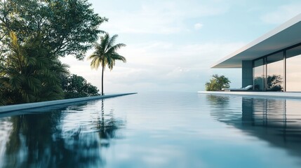 Luxury Infinity Pool Overlooking the Ocean