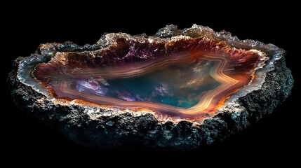 Stunning Agate Slice Geode Display for Home Decor