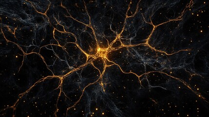 Cosmic Roots Evolving Like Synapses in a Mystical Landscape