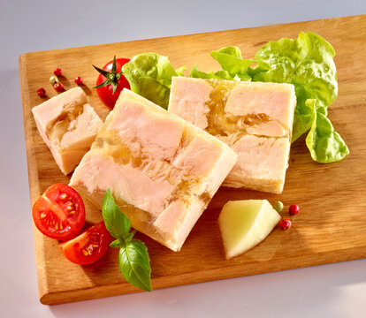 Aspik Haehnchenbrust, Gefl&uuml;gel, S&uuml;lze, Brotzeit, topshot, 