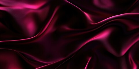 Fototapeta premium Dreamy Wavy Dark Purple and Burgundy Silk Texture