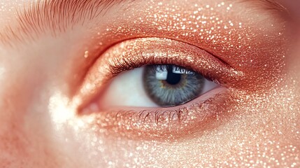 Warm rose gold with a soft shimmer plain background