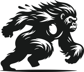 gorilla running