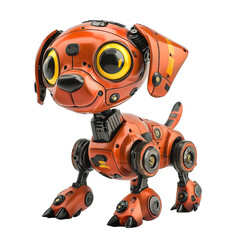 Whimsical Robotic Dog Toy Character for Kids with Playful and Friendly Appeal