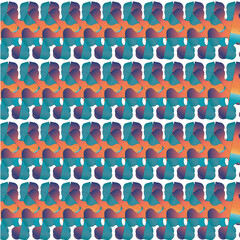 abstract colorful seamless geometric floral pattern mandala background wallpaper