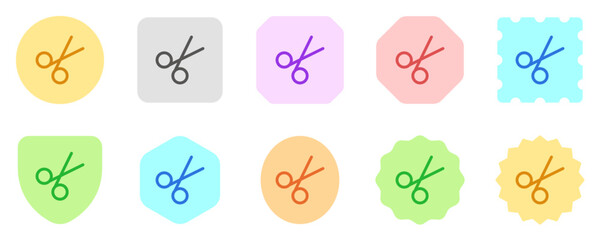 Editable vector scissors cut icon. Part of a big icon set family. Perfect for web and app interfaces, presentations, infographics, etc