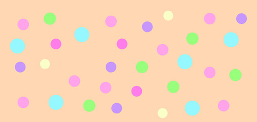 pink background with colored balls
