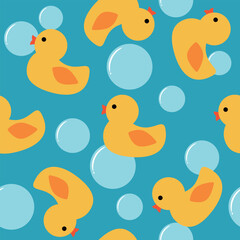アヒルのシームレスパターン