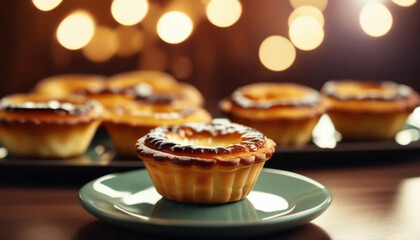 Portuguese dessert - pasteis de nata. 