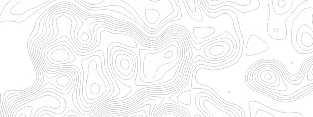 Fototapeta premium Abstract topography pattern seamless lines sea map modern design white background. Abstract digital topographic contour map concept space geometric strip grid line. Natural discovery of maps.
