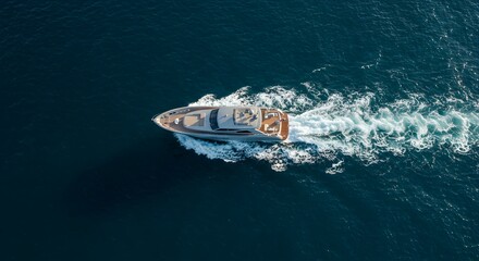 Luxury Yacht in Tropical Waters