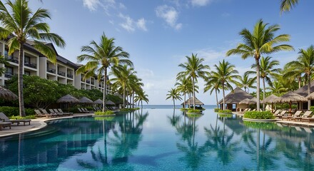 Peaceful Turquoise Beach Scene