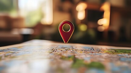 A location pin icon representing real estate, symbolizing property, homes, locations, adress, navigation, represents Real Estate,property locations, home buying, real estate investment