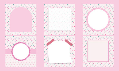 Creative diary memo reminder sheets and motivational flyer template with copy space vector illustration