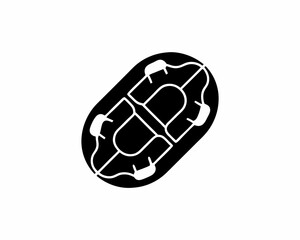  creative details emergency raft icon vector illustration